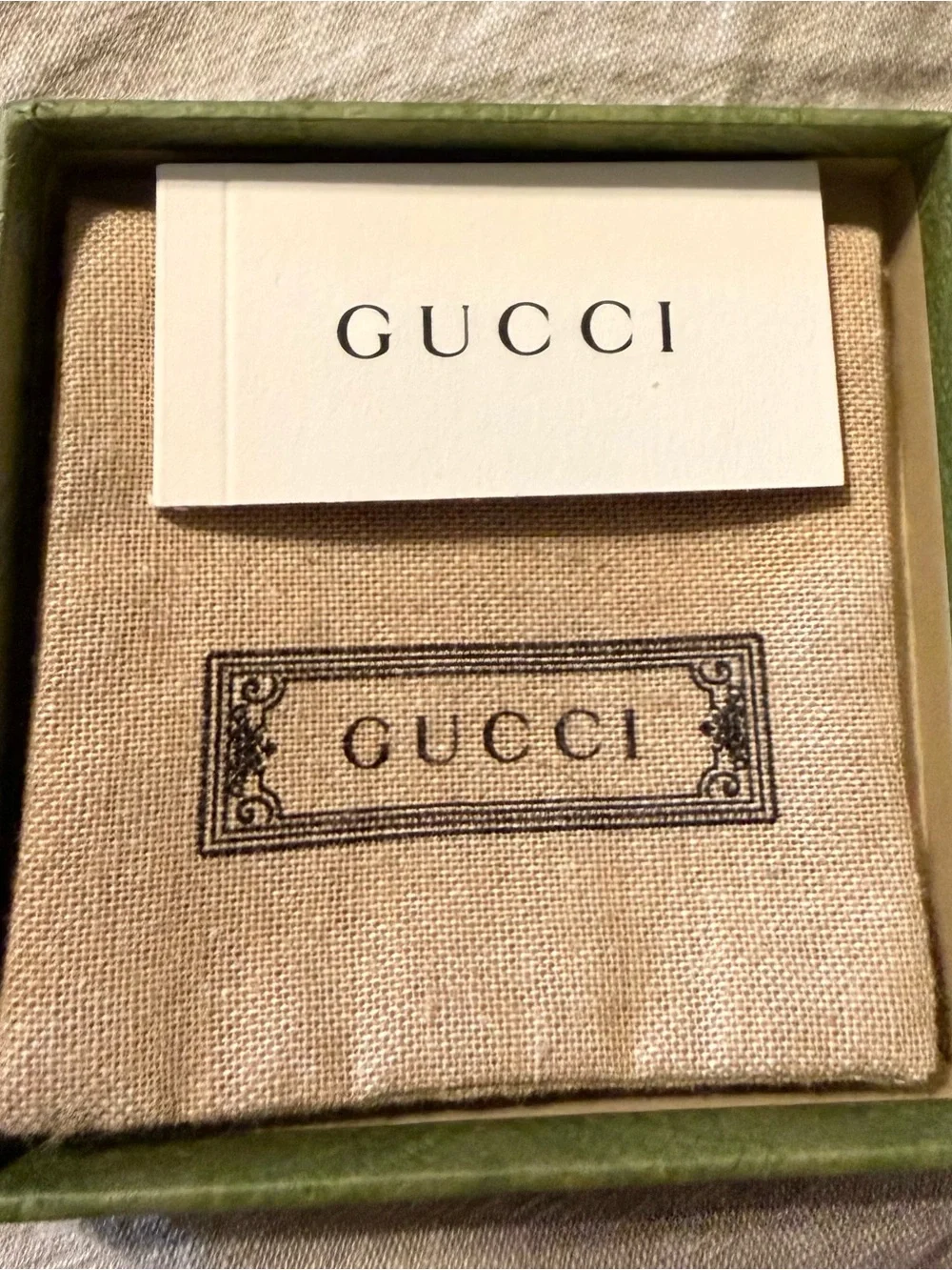 GUCCI Silver Twisted Rope Knot Stud Earrings